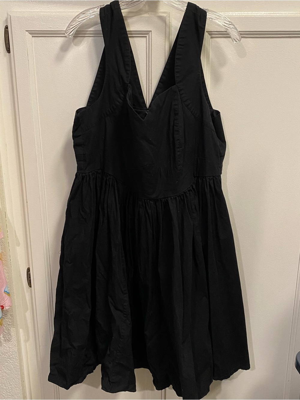 torrid Black V-Neck Sleeveless Mini Dress